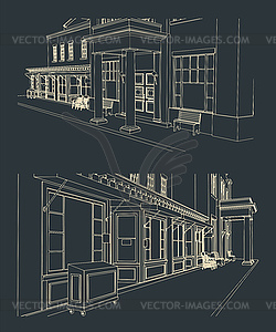 Old streets s - vector image