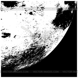 Лунная орбита - изображение в векторе