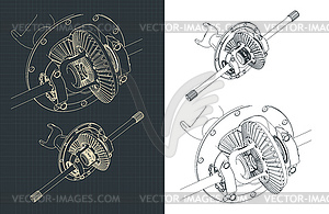 Gear Differential - vector image