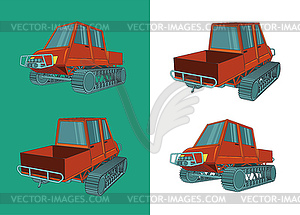 All-terrain vehicle - vector clipart