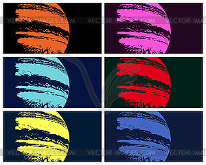 Jupiter pop art style s - vector clip art