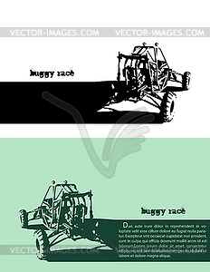 Off-road template - vector image