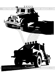 Off-road vehicle - vector clipart