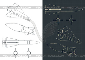 Чертежи ракет класса \ - клипарт