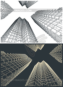 Skyscrapers s - vector clipart
