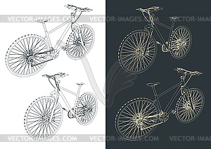 Road bike - vector clipart / vector image