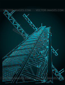 Antenna tower - vector clip art