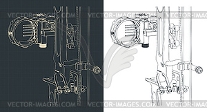 Compound bow s - vector image