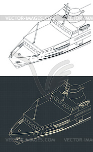 Passenger ferry - vector image