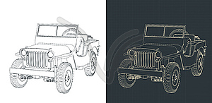 All-terrain vehicle - vector image