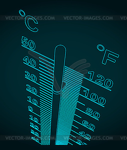 Thermometer - vector clipart