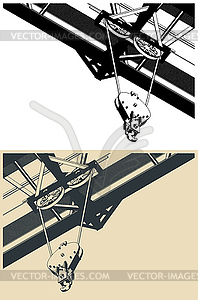 Construction crane hook - vector clip art