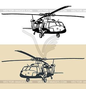 Helicopter s - vector clipart