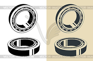Bearings s - color vector clipart