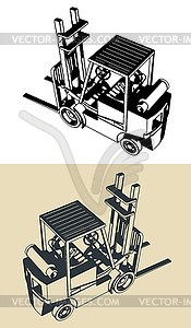 Forklift - vector clip art