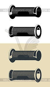Motorcycle handle - royalty-free vector clipart