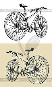 Classic bicycle s - vector clip art