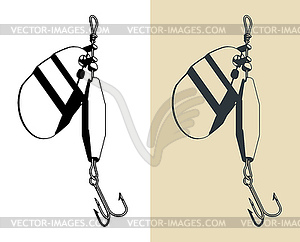 Fishing lure s - vector image