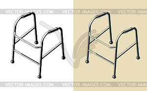 Walking aid s - vector clipart