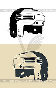 Hockey helmet s - vector EPS clipart