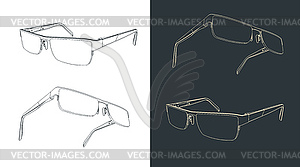 Glasses s - vector clipart