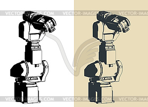 Robotic arm - vector clipart