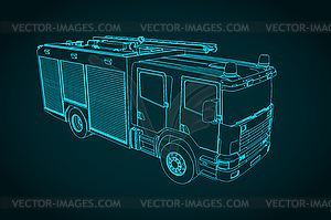 Fire truck - vector image