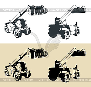 Agricultural loader s - vector image