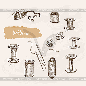 Bobbins - vector clipart