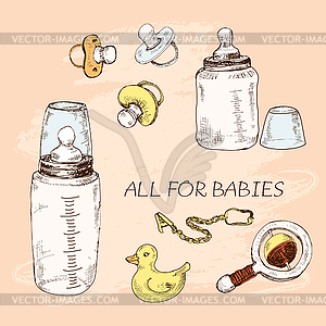 All for babies - royalty-free vector image