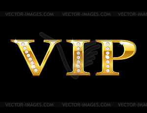 Vip Золотая карта - клипарт в векторе