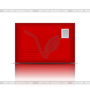 Red envelope - vector clip art