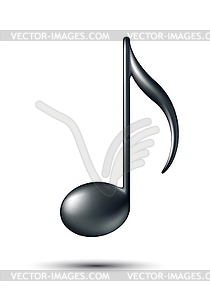 Music Note Sign - vector image