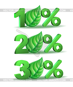 Spring Percent discount icon - vector clipart