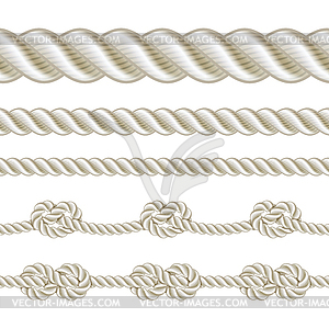 Rope set - vector clipart