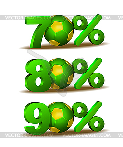 Percent discount icon - vector image