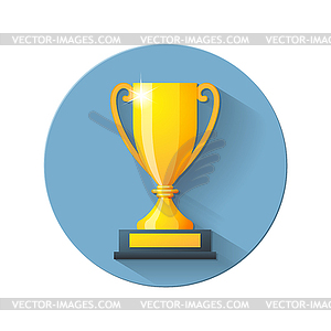 Champions Cup Icon - vector image