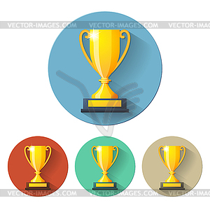 Champions Cup Icon - vector clip art