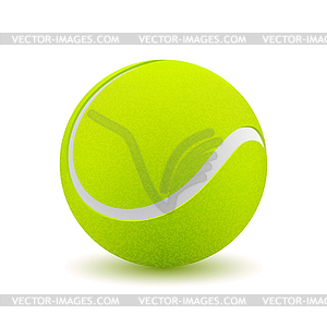 Tennis ball - vector clipart / vector image