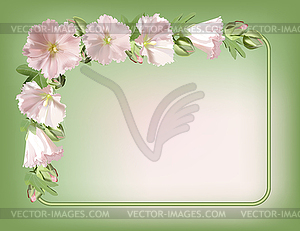 Floral frame - vector clipart