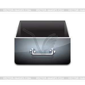 File Cabinet for Documents - vector image