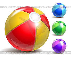 Beach ball - vector clipart