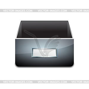 File Cabinet for Documents - vector image