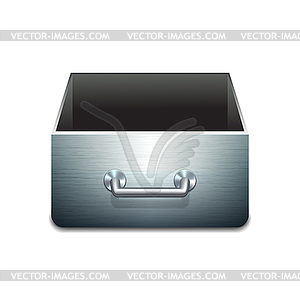 File Cabinet for Documents - vector clipart