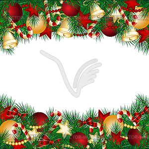 Christmas card - vector image