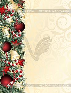 Christmas background - vector image