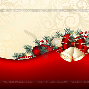 Christmas background - vector clip art