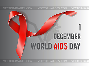 World Aids Day concept - vector image