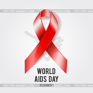 World Aids Day concept - vector clipart