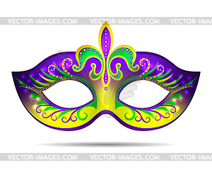 Mardi Gras mask - vector image